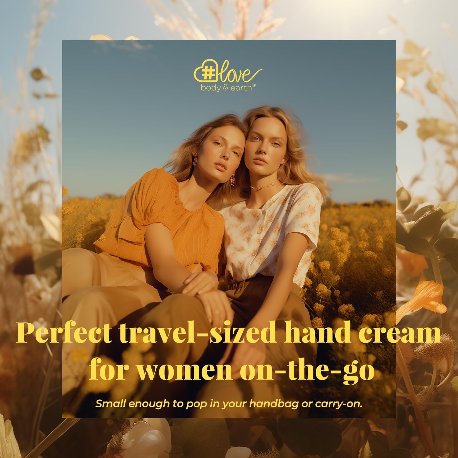 Body & Earth Handcreme-Geschenkset, Geschenke für Frauen – angereichert mit Sheabutter und Glycerin für trockene Hände, 6-teiliges Handcreme-Reisepaket im Miniformat, Geburtstags-, Muttertagsgeschenk – Bild 8