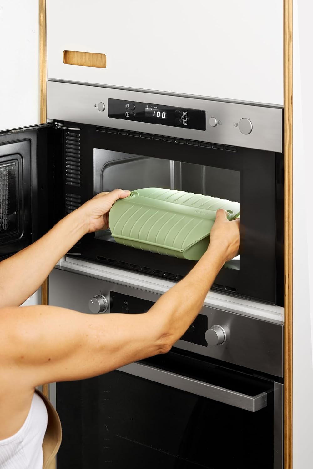 Lékué Silikon-Dampfgarer mit Ablage für 3,4 Portionen – Bild 7