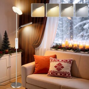 Wohnzimmer-Stehlampe, 42 W Deckenfl...