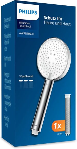 Philips Wasserduschkopf mit Filter,...