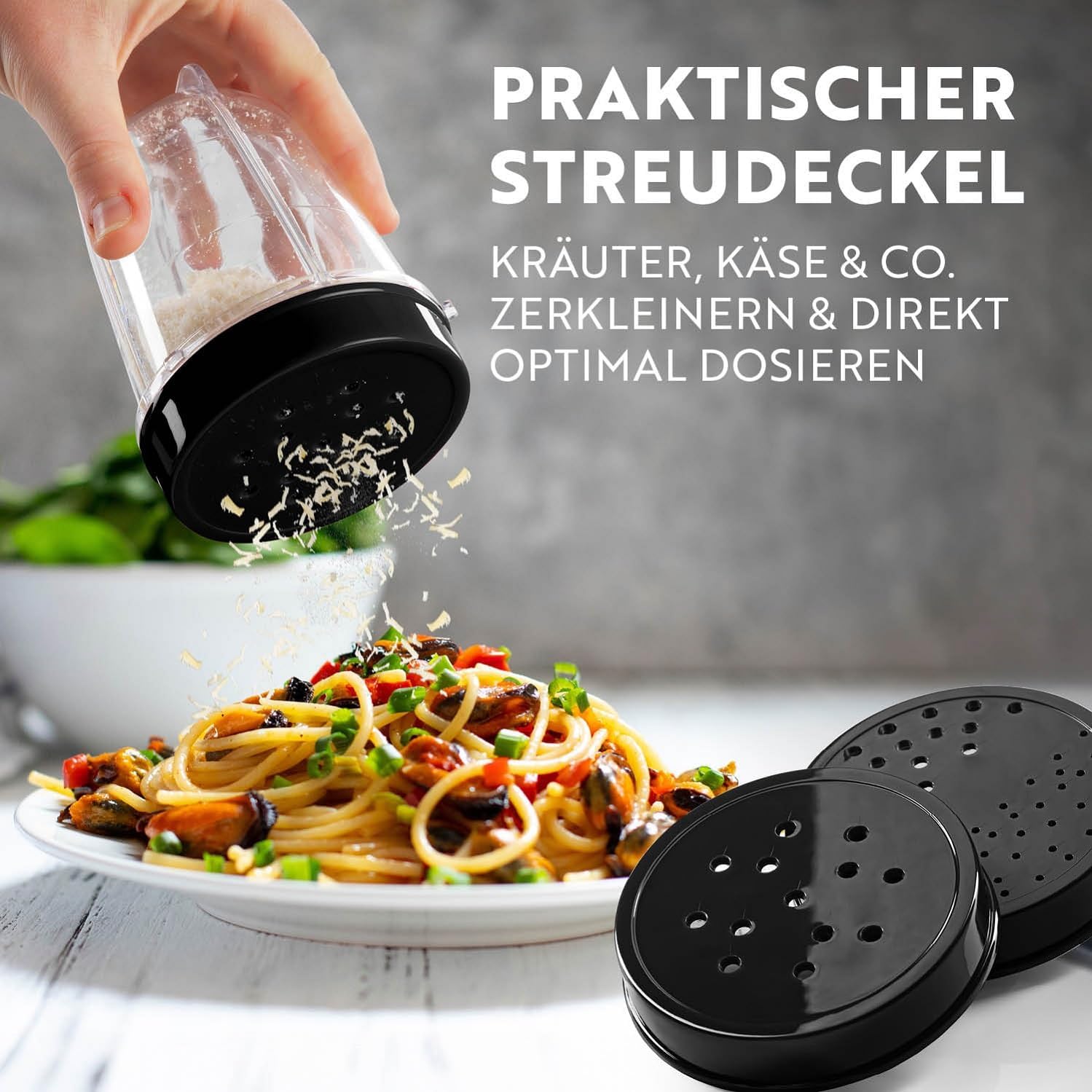 GOURMETmaxx 5611 Standmixer 400 Watt grün – Bild 8