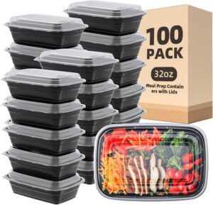 WUHUIXOZ 100 Stück 32-Unzen-Meal-P...