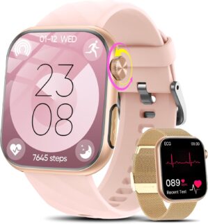 2026 Damen Smartwatch mit EKG + HRV...