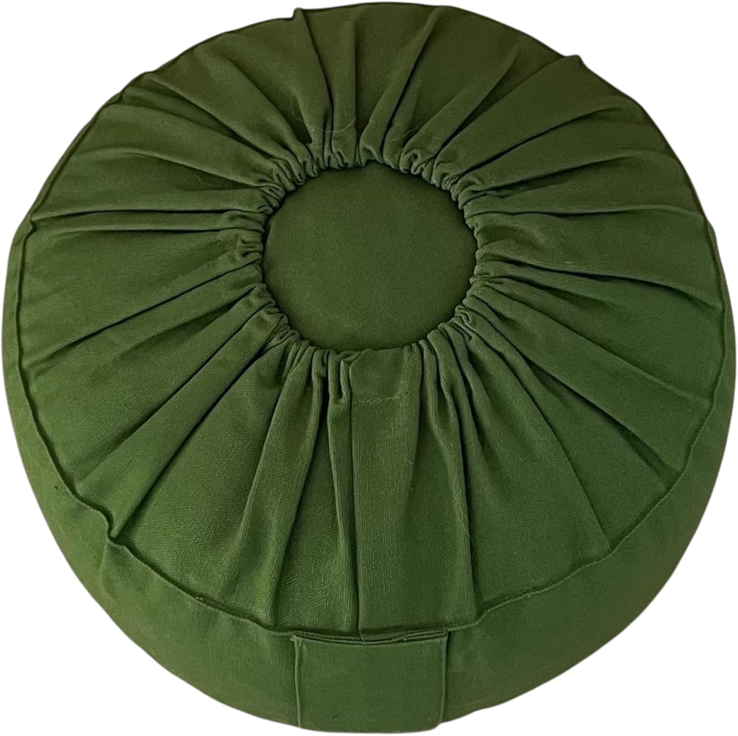 Meditationskissen „Blume der Liebe“ Ø33 cm H15 cm – bestickt – waschbarer Baumwollbezug – Innenkissen mit Buchweizenspelzen – personalisierbar – Yoga & Achtsamkeit – Bild 2