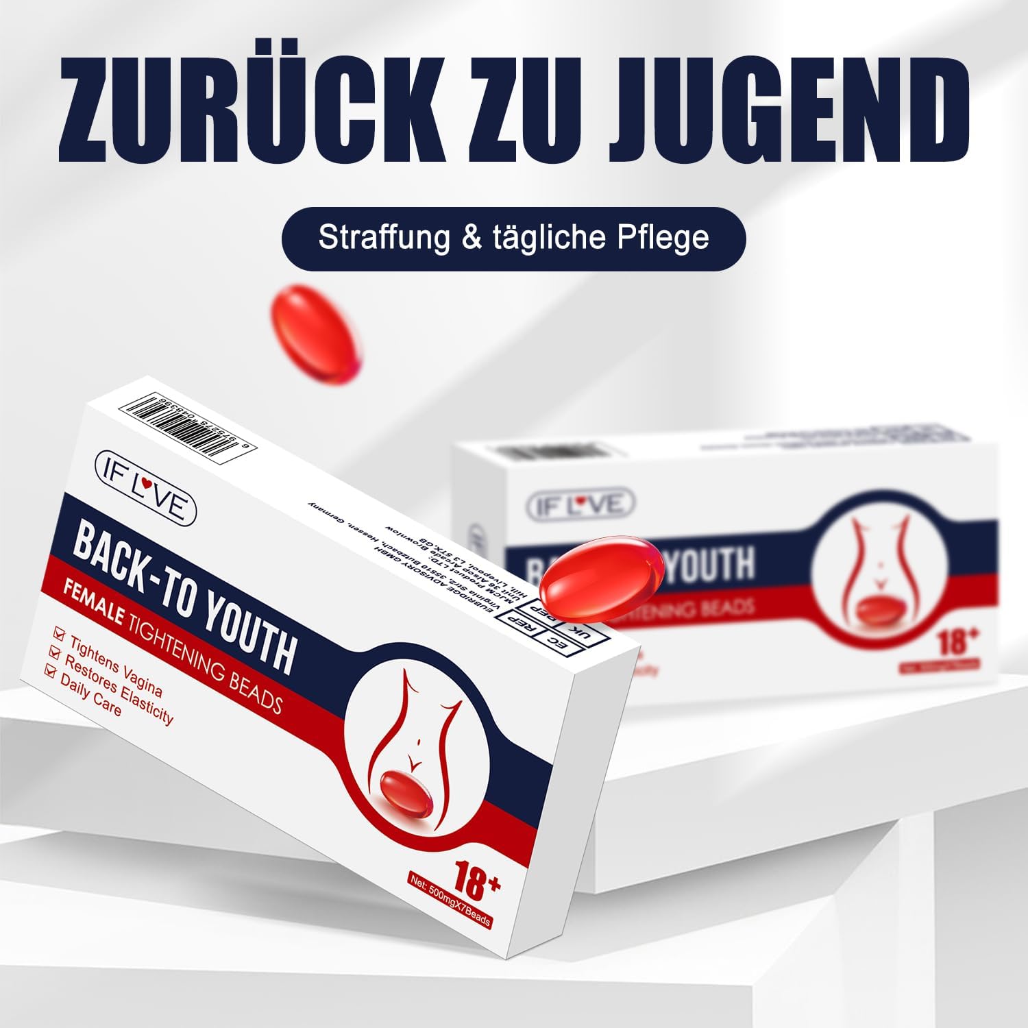 IF LOVE Vaginal-Straffungsgel – fördert die Regeneration der Vaginalschleimzellen, verbessert die Elastizität und den Tonus des Gewebes – stellt die Elastizität wieder her und spendet Feuchtigkeit – Bild 2