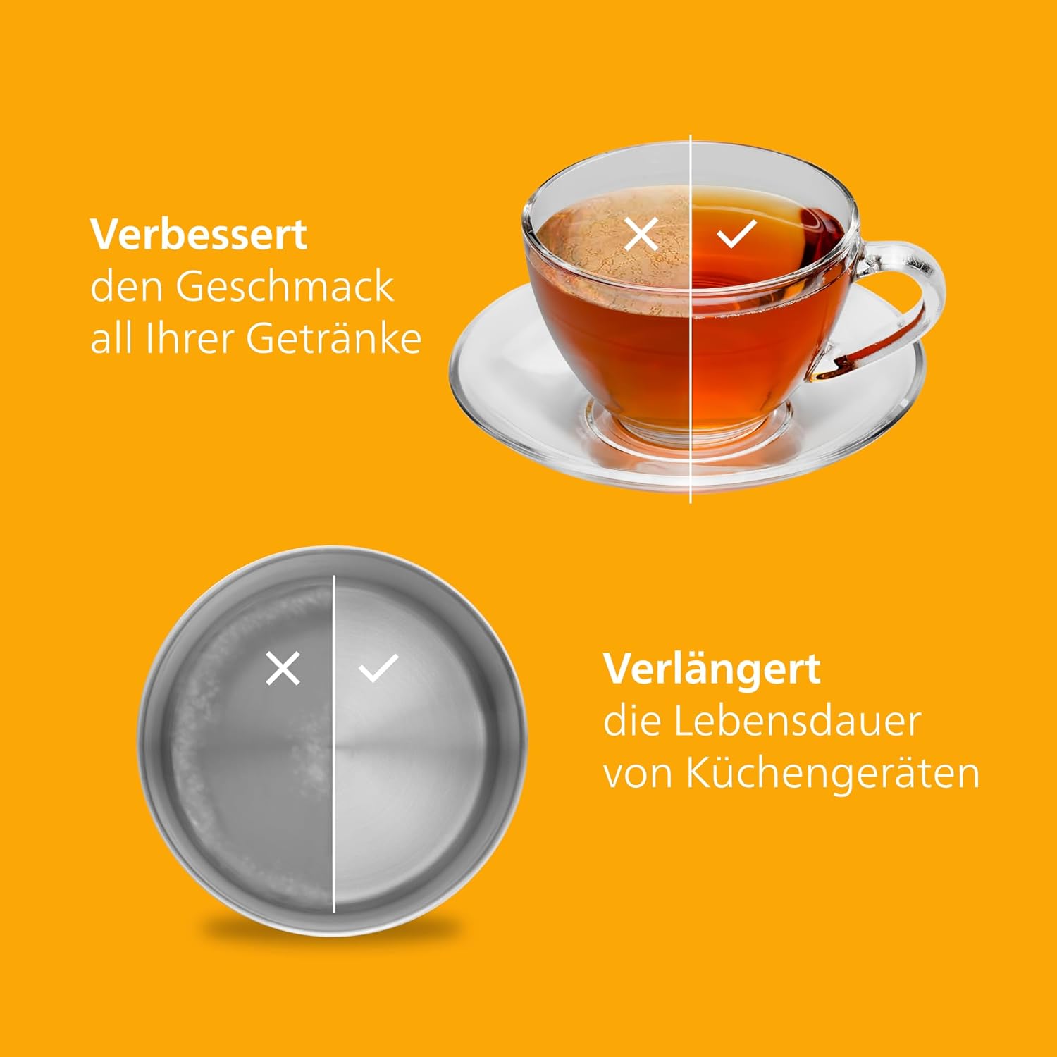 Philips Wasserfilterkanne + 4 Anti-Kalk + Ersatzfilterkartuschen. Elektronischer Timer mit schnellem Durchfluss reduziert die Wasserhärte um bis zu 50 Prozent, 2,6 l – Bild 3