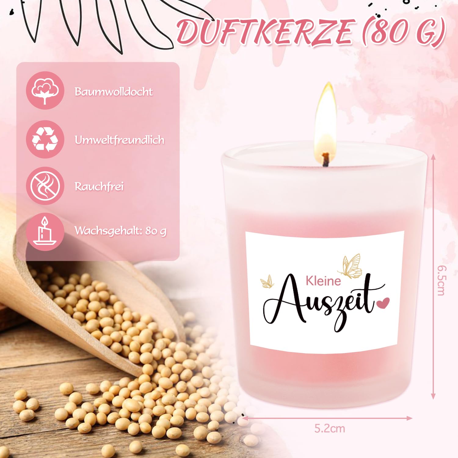 Kleine Auszeit Geschenk, Auszeit Geschenkkorb Wellness Geschenke Set für Frauen,Entspannung Ritual Geschenkset für frauen Freundin,Geburtstagsgeschenk für Oma Beste Kollegin (Auszeit) – Bild 4