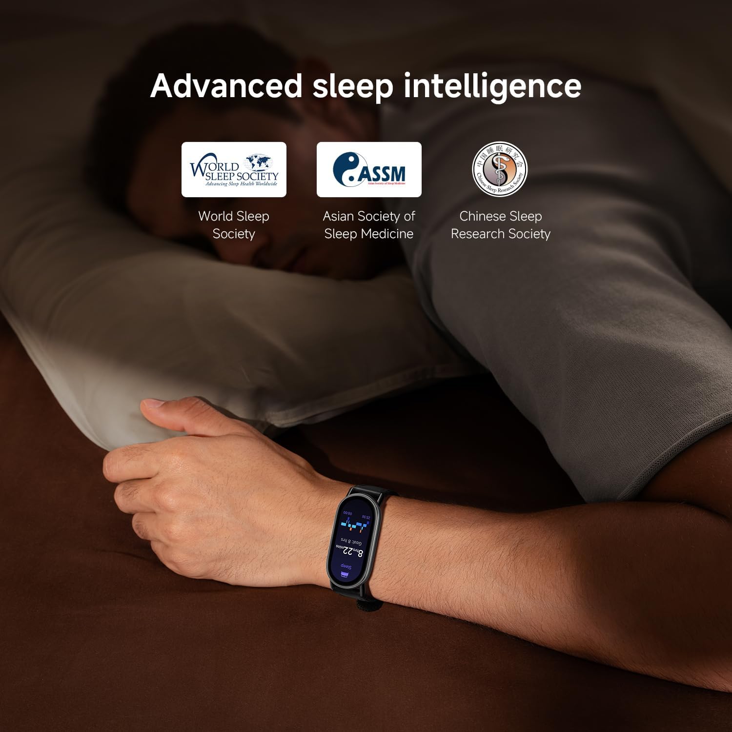 Xiaomi Smart Band 10 Fitness-Tracker, Smartwatch, 1,72" AMOLED Display, 21 Tage Akku, 5ATM wasserdicht, Herzfrequenz- & Schlaftracking, 150+ Sportmodi, Schnellverschluss – Bild 8