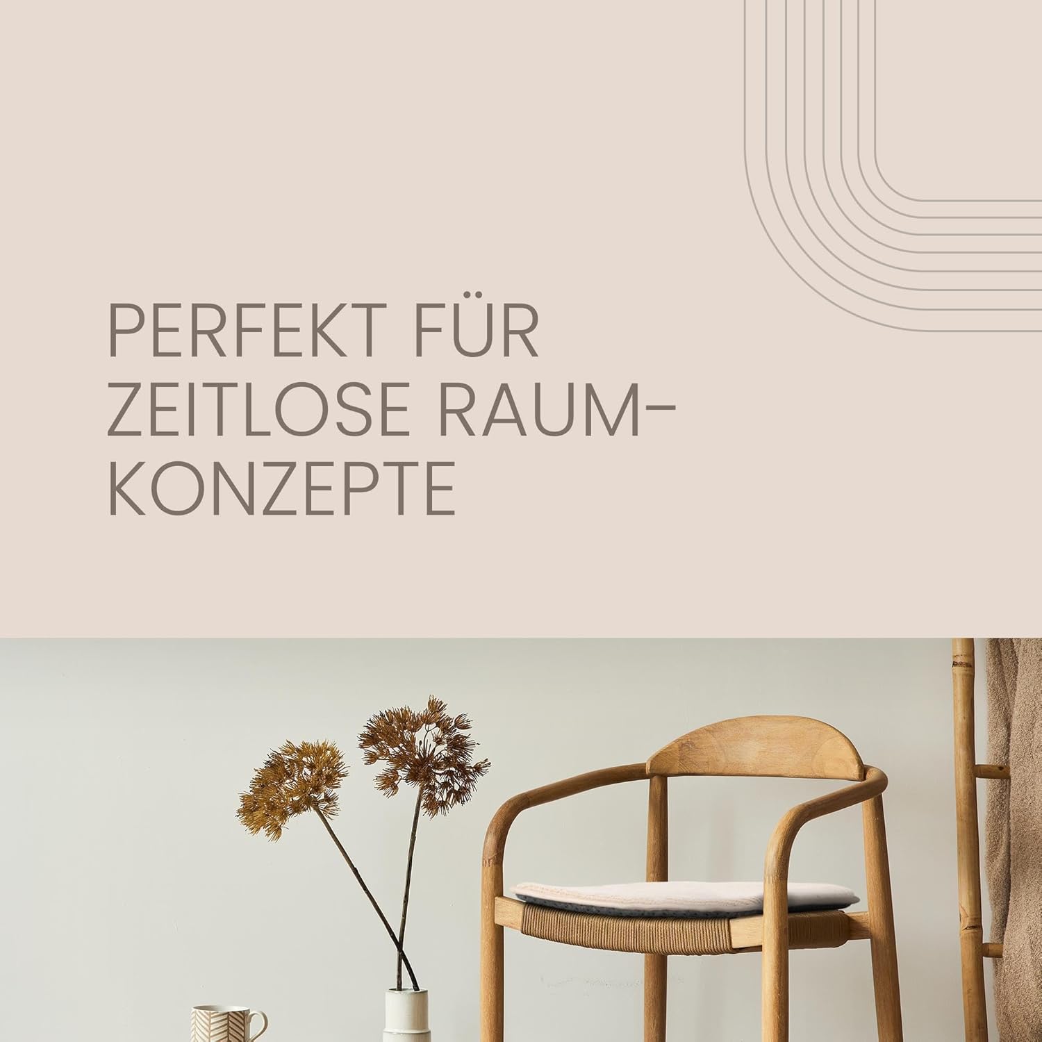 Bestlivings Sitzkissen (2 Stück), Stuhlkissen mit rutschfester Unterseite, 38 cm x 38 cm, Öko-Tex-zertifiziertes Sitzkissen, einfarbig, Stuhlkissen, Stuhlkissen – Bild 6
