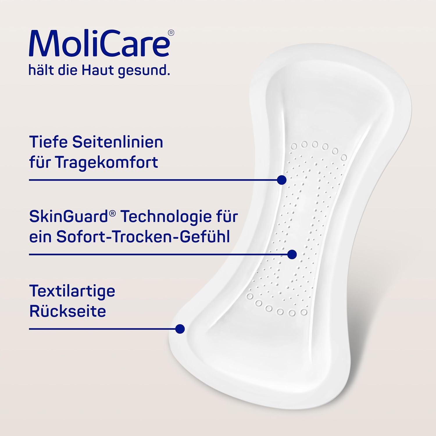 MoliCare Lady Pad 1 Drop Ultra diskrete Einlagen für Frauen, parfümfreie, dünne & flexible Einlagen für leichte Inkontinenz, geruchsneutralisierend, 12 Stück – Bild 6