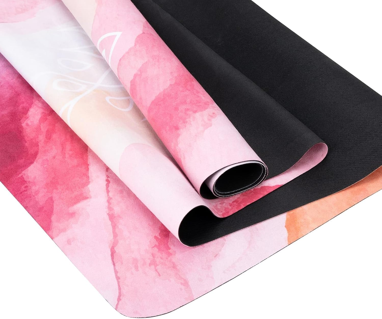 Yogamatte, faltbar, 1,5 mm, Fitnessmatte mit Tragetasche für Pilates, Hot Yoga, Workout, Sport (61 B x 183 L x 0,15 cm, 1,4 kg) – Bild 4
