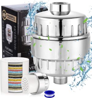 25 Stufen Duschfilter, Kalkfilter D...
