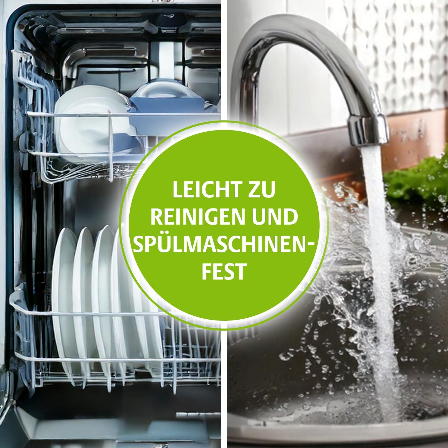 Basilico Mikrowellen-Kartoffelkocher, Dampfgarer für Kartoffeln und anderes Gemüse, energiesparende und schnelle Zubereitung, spülmaschinenfest, Durchmesser 23 cm – Bild 6