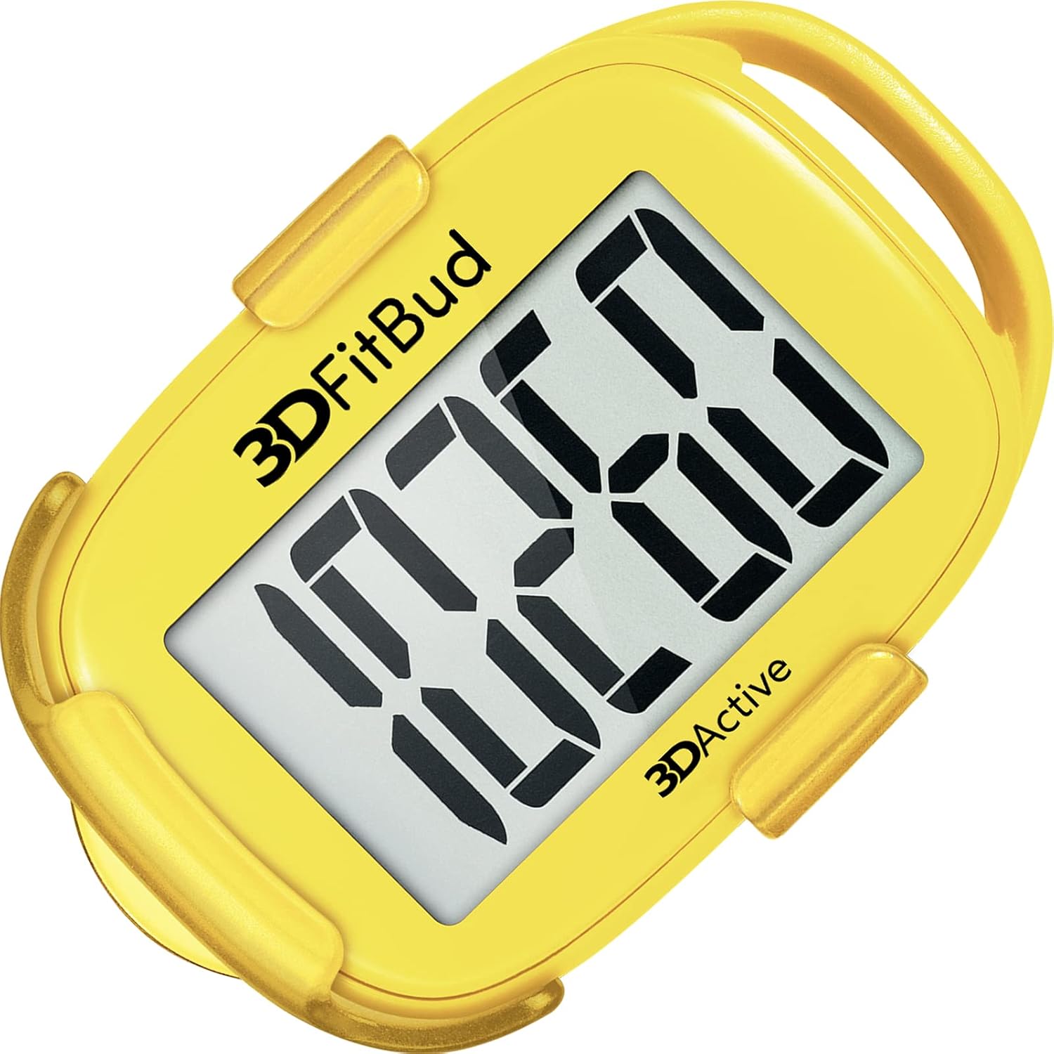 3DFitBud Easy Pedometer Walking 3D-Schrittzähler mit Clip und Trageband A420S