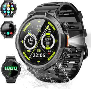 Smartwatch Herren Damen, 1,53″...