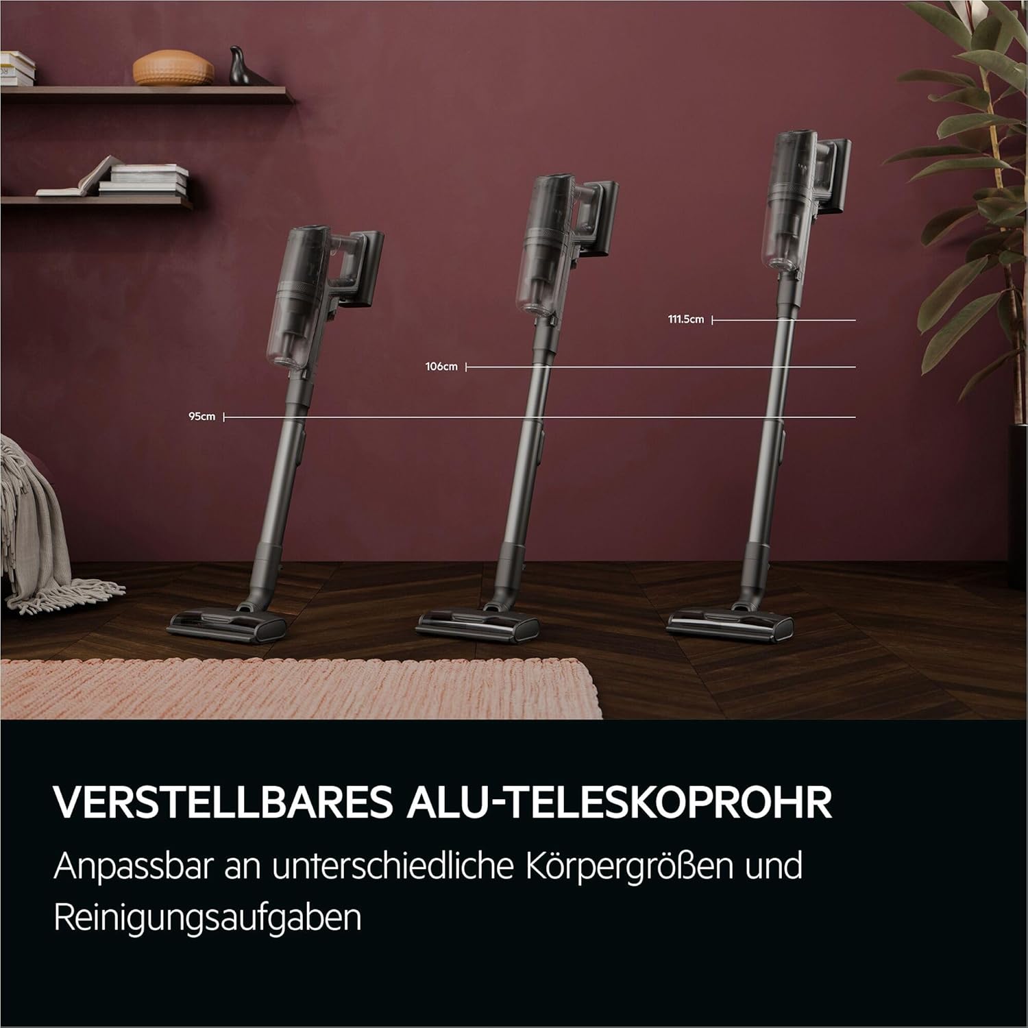 AEG Ultimate 8000 Akku-Staubsauger mit Saugstation von Stiftung Warentest mit GUT (2,5), Auto-Modus, 5-Stufen-Filtration, für Hartboden, Teppich, 25 V Akku wechselbar, 400 ml, Dunkelgrau, AP83AB25DG – Bild 12