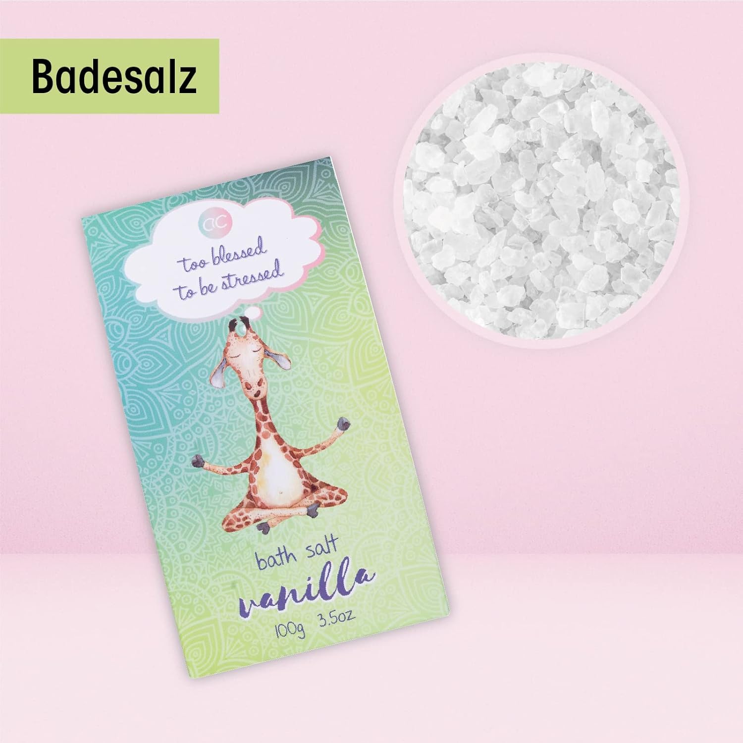 Accentra Anti-Stress Bade- und Duschset mit Vanilleduft, Geschenkset zur Entspannung für Frauen zum Geburtstag oder Weihnachten, 5-teiliges Wellness-Geschenk- und Pflegeset mit Mini-Deko-Badewanne – Bild 6
