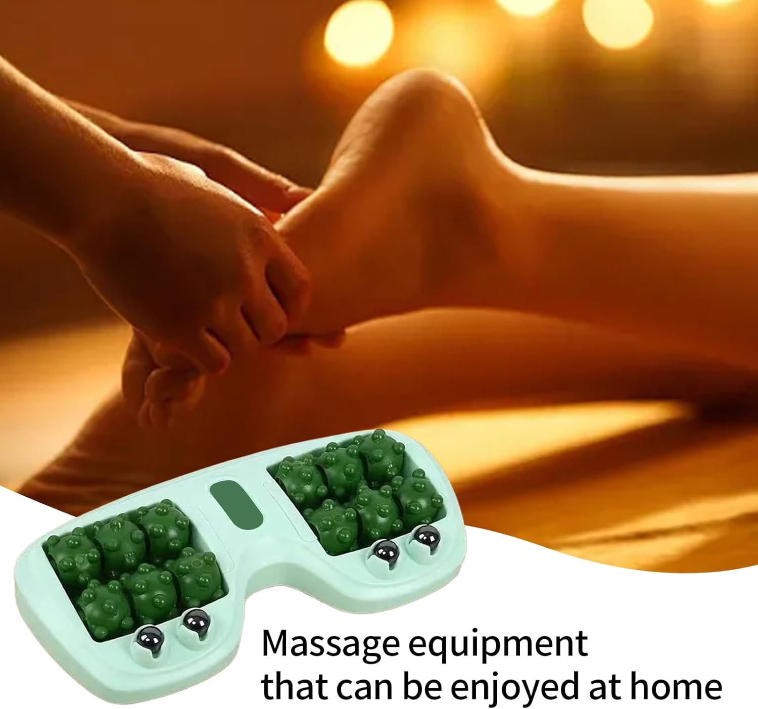 Fußroller-Massagegerät – umkehrbarer Fußmassageroller, Trainingszubehör, tragbares Entspannungsgerät für Läufer, Sportler, Senioren, Reisen, Geschäftsreisen, Entspannung – Bild 7