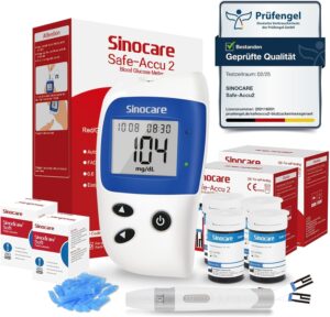 sinocare Blutzuckermessgerät, Diab...