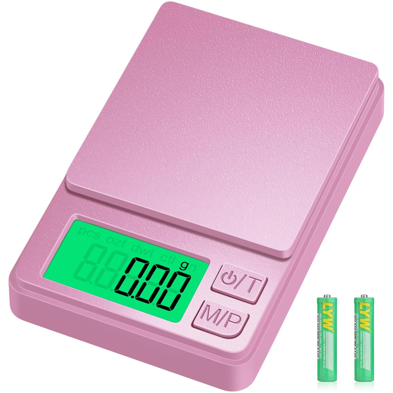 Diyife Taschenwaage 1000 g/0,01 g, digitale Grammwaage mit 7 Einheiten, Präzisions-Miniwaage, Multifunktions-Münzwaage, Präzisionswaage für Küche, Lebensmittel, Pulver, Schmuck, Kräuter, Hefe – Rosa
