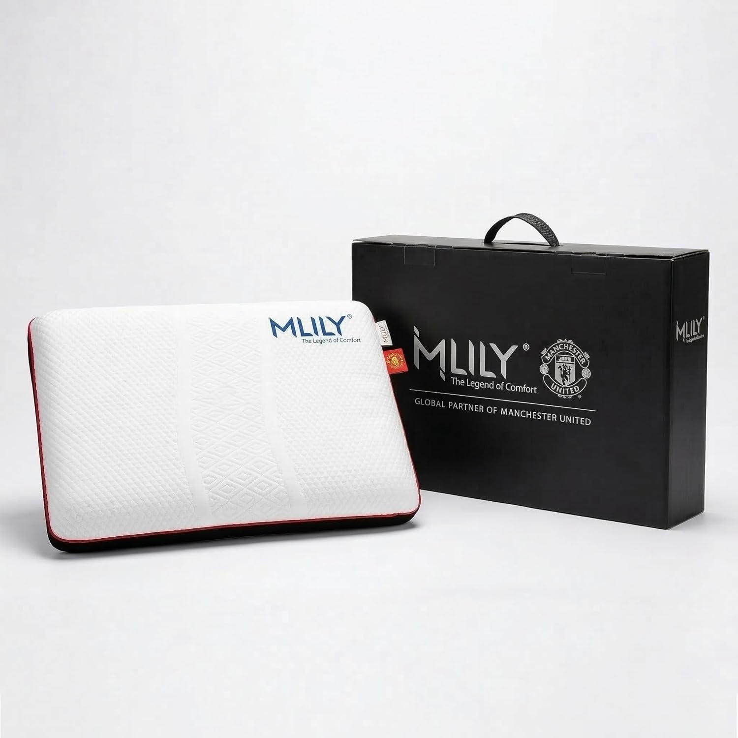 MLILY Pillow Air Memory Nackenkissen, Memory Foam Nackenstützkissen, 60 x 40 x 12 cm, orthopädisches Kissen mit waschbarem Bezug – Bild 8
