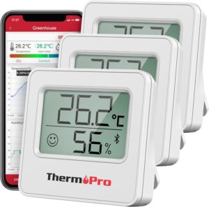 ThermoPro TP357-3 80m Bluetooth Hyg...