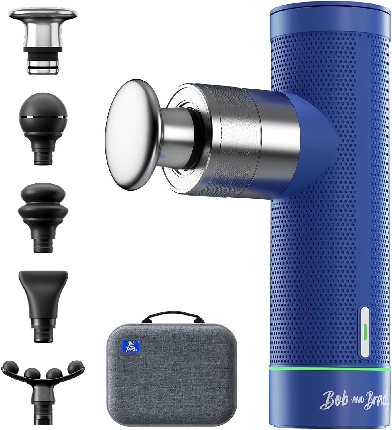 Bob und Brad A7 Mini-Massagepistole, 11 mm Hub und 18 kg Kraft | Percussion-Massagegerät für tiefes Gewebe, USB-C-Schnellladung, 45 dB leise zur Muskelentlastung, Geschenke für Sportler