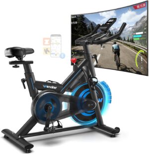 Wenoker Heimtrainer Fahrrad mit App...