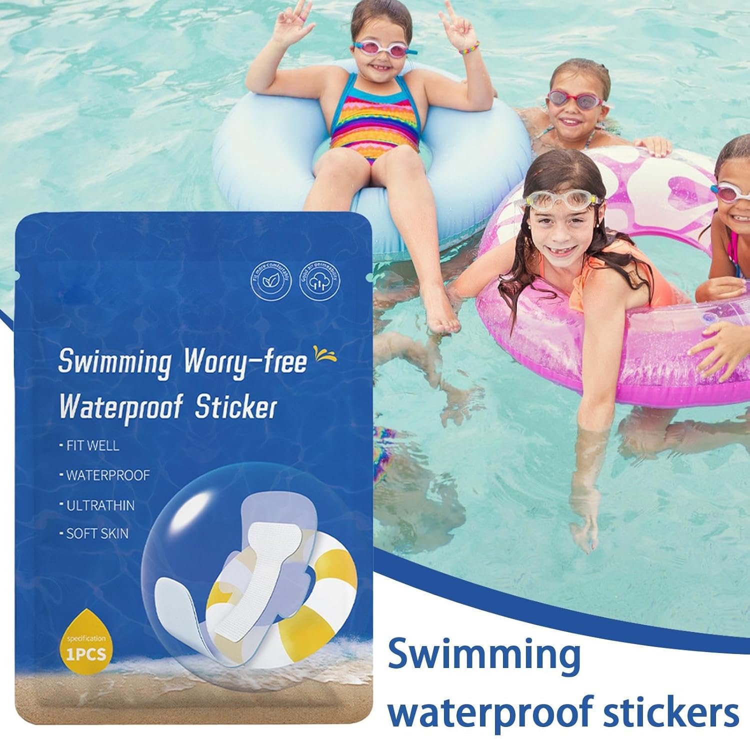 Menstruationsbinden zum Schwimmen, hypoallergene Hygieneprodukte für den Wasserzyklus - Intimschutz zum Tragen unter dem Kostüm für Outdoor-Aktivitäten – Bild 2