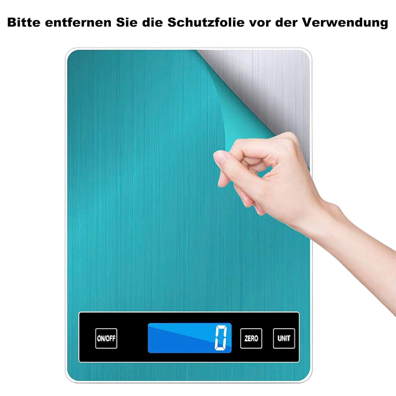 Küchenwaage Digitale Küchenwaage – Digitale Waage bis 15 kg und wunderbare Präzision bis 1 g | g/kg/lb:oz/ml/fl'oz | Typ oder batteriebetrieben | Haushaltswaagen – Bild 2