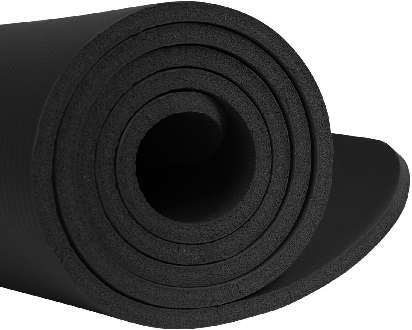 XXL Yogamatte, Pilatesmatte, Gymnastikmatte, Fitnessmatte mit Tragegurt, Phthalatfrei, SGS-zertifiziert, NBR Butadien-Acrylnitril-Kautschuk, 200 x 100 x 1,5 cm – Bild 4