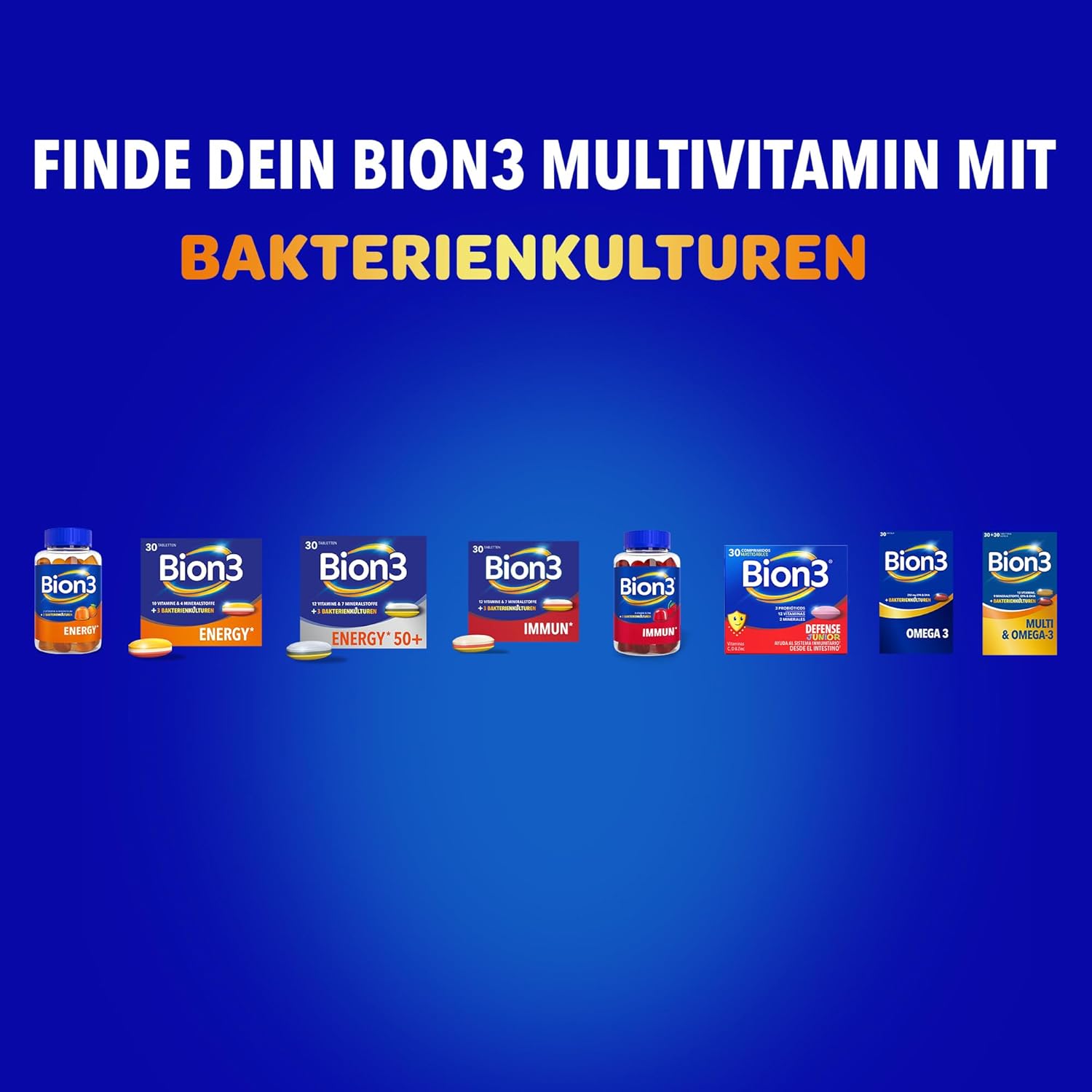 Bion3 Immune (1) Tabletten, Multivitamin-Nahrungsergänzungsmittel zur Immununterstützung (1) mit Vitamin C, Vitamin D, Zink & Eisen, sowie Bakterienkulturen, 30 Tabletten, 1 Monatsvorrat – Bild 8