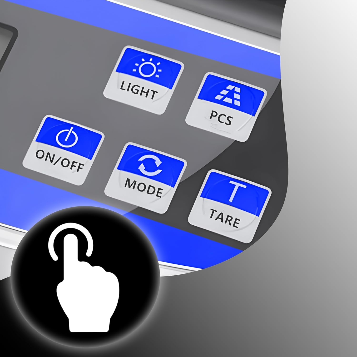 Retoo Digitale Küchenwaage aus Edelstahl, belastbar bis 15 kg, Digitalwaage mit LCD-Display, Waage mit Tarafunktion und Zählfunktion, perfekt für Küche, Laden – Bild 4