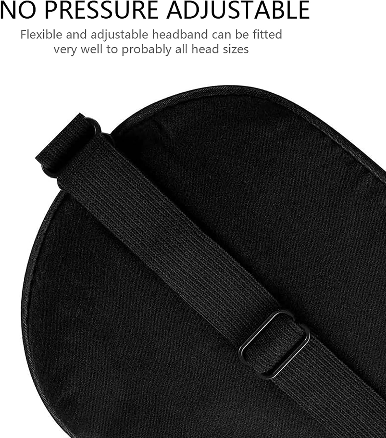 Schlafmaske aus Seide, Augenmaske, 2 Stück, 100 % hautfreundliche Schlafmaske aus Seide für Damen und Herren mit verstellbarem Gummiband und Ohrstöpseln, Nachtmaske, ideal zum Schlafen zu Hause und auf Reisen – Bild 3