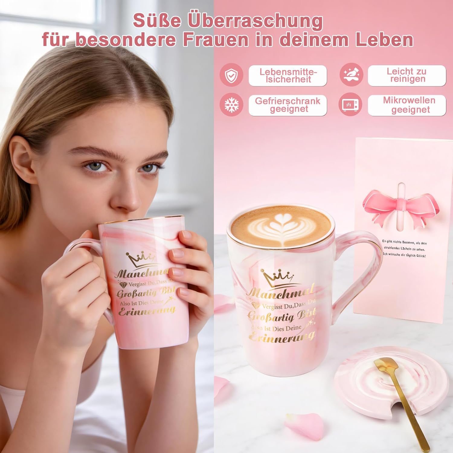 Geschenke für Frauen, Wellness-Geschenkset, Geburtstagsgeschenk für Frauen, Geschenk für Mutter, Geschenk für Freundin und beste Freundin, Entspannungs-Spa-Geschenkkorb – Bild 3