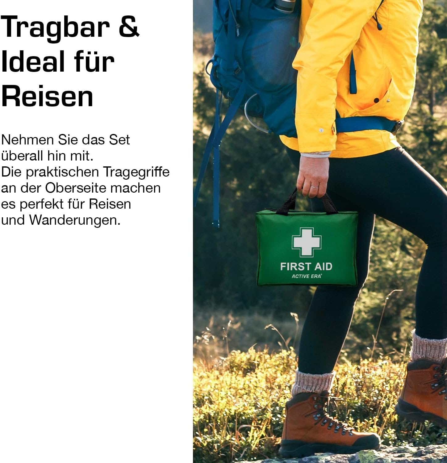 90-teilige Premium-Erste-Hilfe-Set-Tasche – inklusive Augenspülung, 2 x Kühlakkus (Eis) und Notfalldecke für Zuhause, Büro, Auto, Wohnwagen, Arbeitsplatz, Reisen – Bild 6