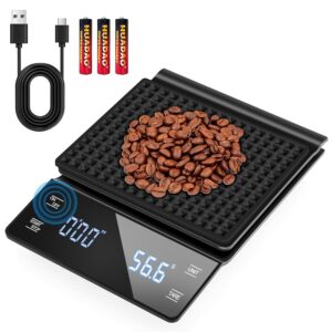 Kaffeewaage mit Timer Espresso Waag...