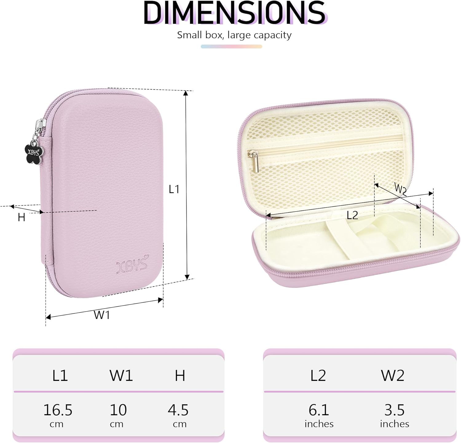 Diabetes-Versorgungskoffer, Blutzuckermessgerät-Tasche, tragbare Box zur Aufbewahrung von Teststreifen, Blutentnahmenadeln und anderen Gegenständen, Reisetasche für Diabetiker (lila, M) – Bild 4