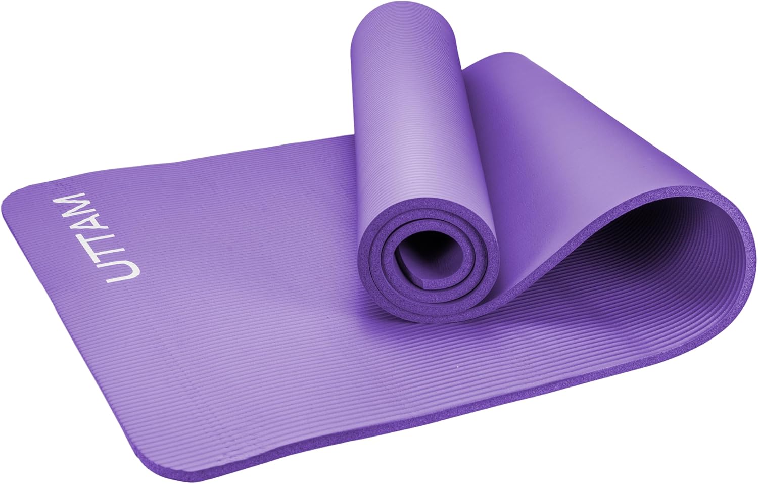 UTTAM Yogamatte | Mehrzweck-Trainingsmatten aus extra dickem Schaumstoff | Stretching, Widerstandstraining und Therapie – Pilates-, Heim- und Fitnessgeräte-Zubehör für Männer, Frauen, Kinder (183 x 60 cm) – Bild 3