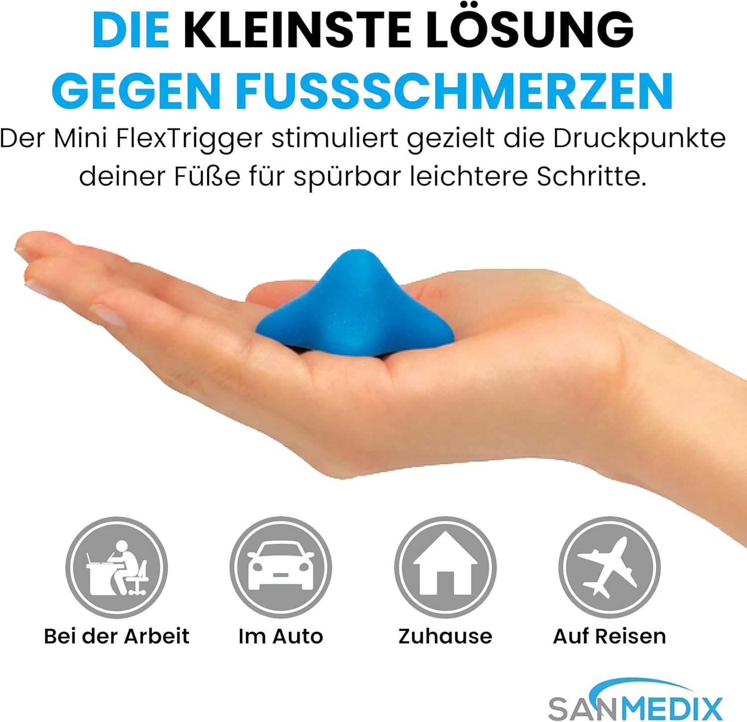 Mini-Fußauslöser – Triggerpunktschieber für Füße, kompaktes Fußmassagegerät für gezielte Fußmassage bei Plantarfasziitis und Fersensporn – Bild 6