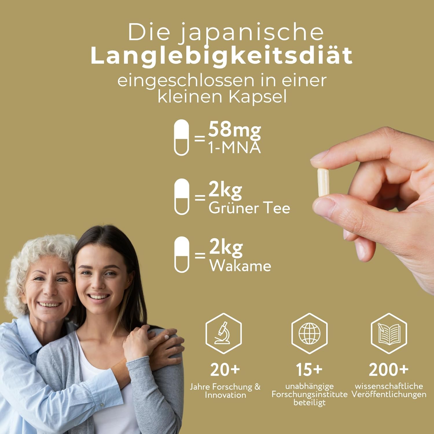 1-MNA PRO, optimierendes NAD+, Sirtuin-Aktivator, Anti-Aging, doppelte Dosis für schnellere Wirkung, Biohacking-Ergänzung, Unterstützung der Zellgesundheit, 30 Kapseln – Bild 6