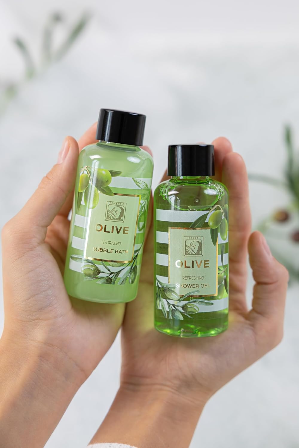 Accentra Olive Damen Duschset Geschenkset in schöner Geschenkbox – 3-teiliges Pflegeset mit Duschgel, Bodylotion und Schaumbad – Wellness-Geschenkset für Valentinstag, Muttertag & Weihnachten – Bild 11
