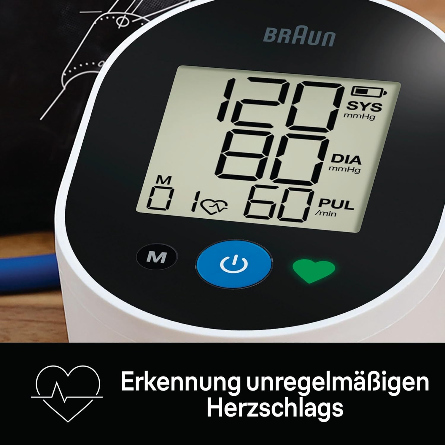 Braun ExactFit™ 2 Oberarm-Blutdruckmessgerät | Klinisch nachgewiesene Präzision | Farbcodierte Anzeige | Universalmanschette | Für den nicht-kommerziellen Gebrauch |BUA4050 – Bild 6