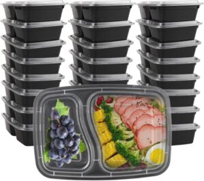 AKOLAFE 25 Stück Meal Prep Boxen 1...