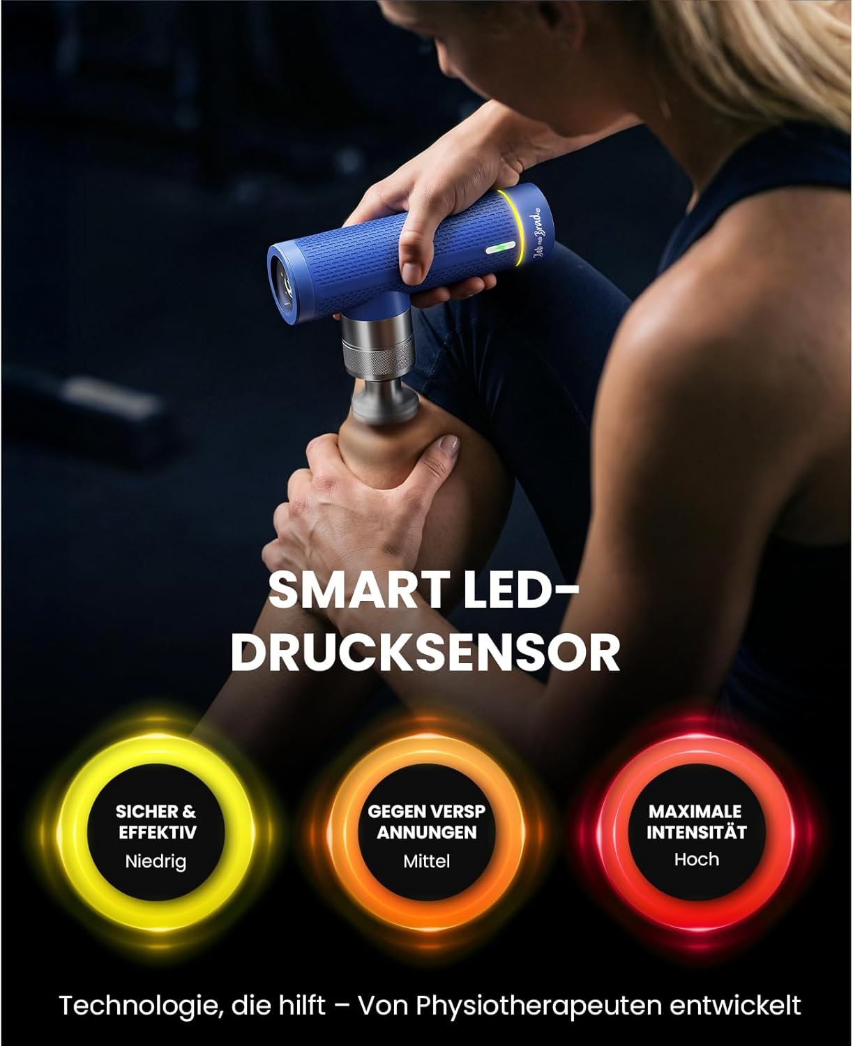 Bob und Brad A7 Mini-Massagepistole, 11 mm Hub und 18 kg Kraft | Percussion-Massagegerät für tiefes Gewebe, USB-C-Schnellladung, 45 dB leise zur Muskelentlastung, Geschenke für Sportler – Bild 2