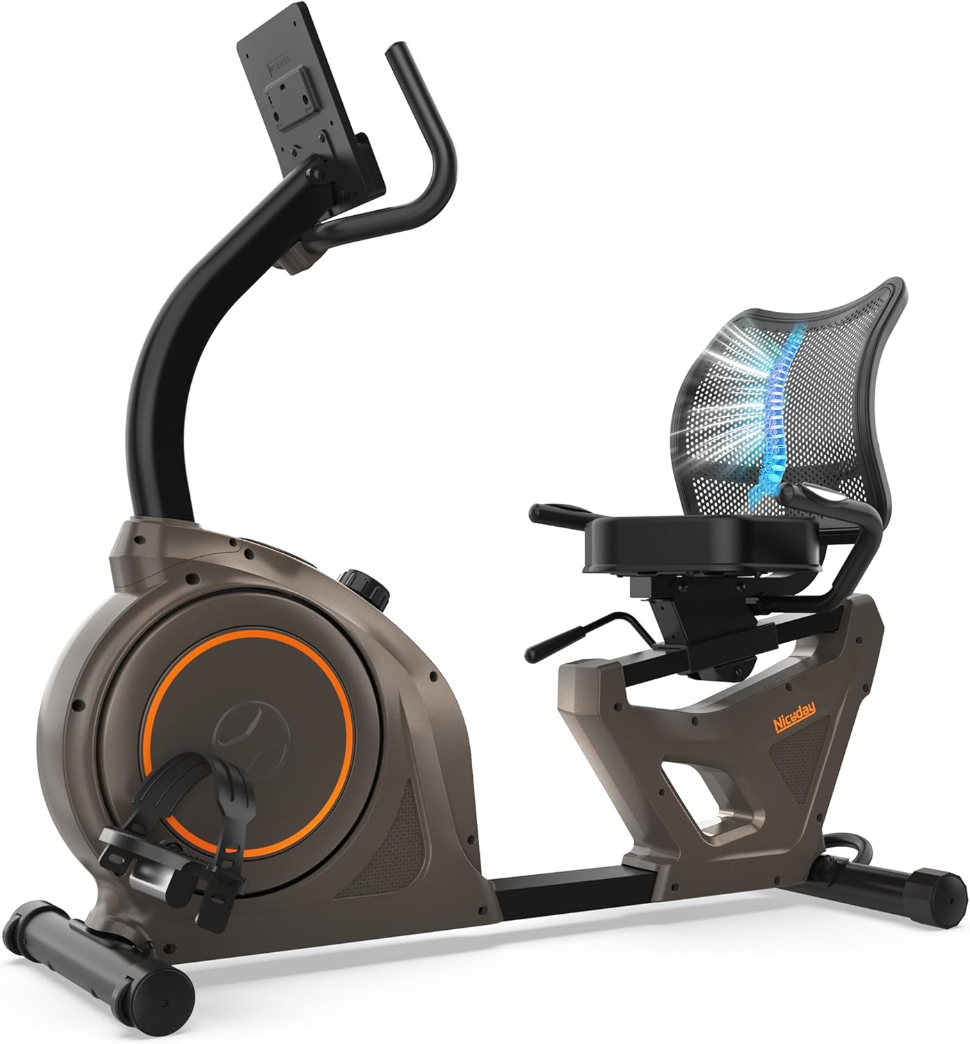Niceday Liegeergometer für Senioren & Reha, 150kg belastbar & 90% vormontiert. Leiser Heimtrainer, Tiefer Einstieg, 16 Stufen, Ergonomischer Sitz & Rückenlehne – Geschenk für Mama & Papa – Bild 9