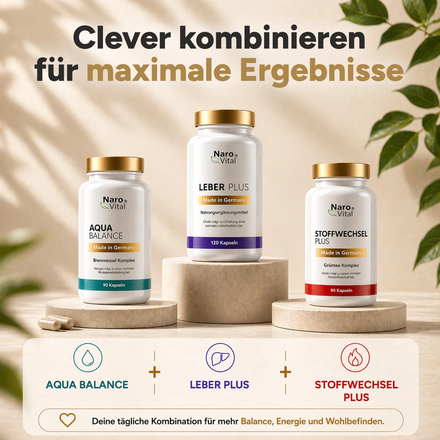 Stoffwechselbeschleunigender Schlankheitskomplex – hochdosiert mit grünem Tee, grünem Kaffee, Bittermelone, Guarana, Cholin und Ingwer – 90 vegane Stoffwechselkapseln – Tabletten zur Diätunterstützung – Bild 7
