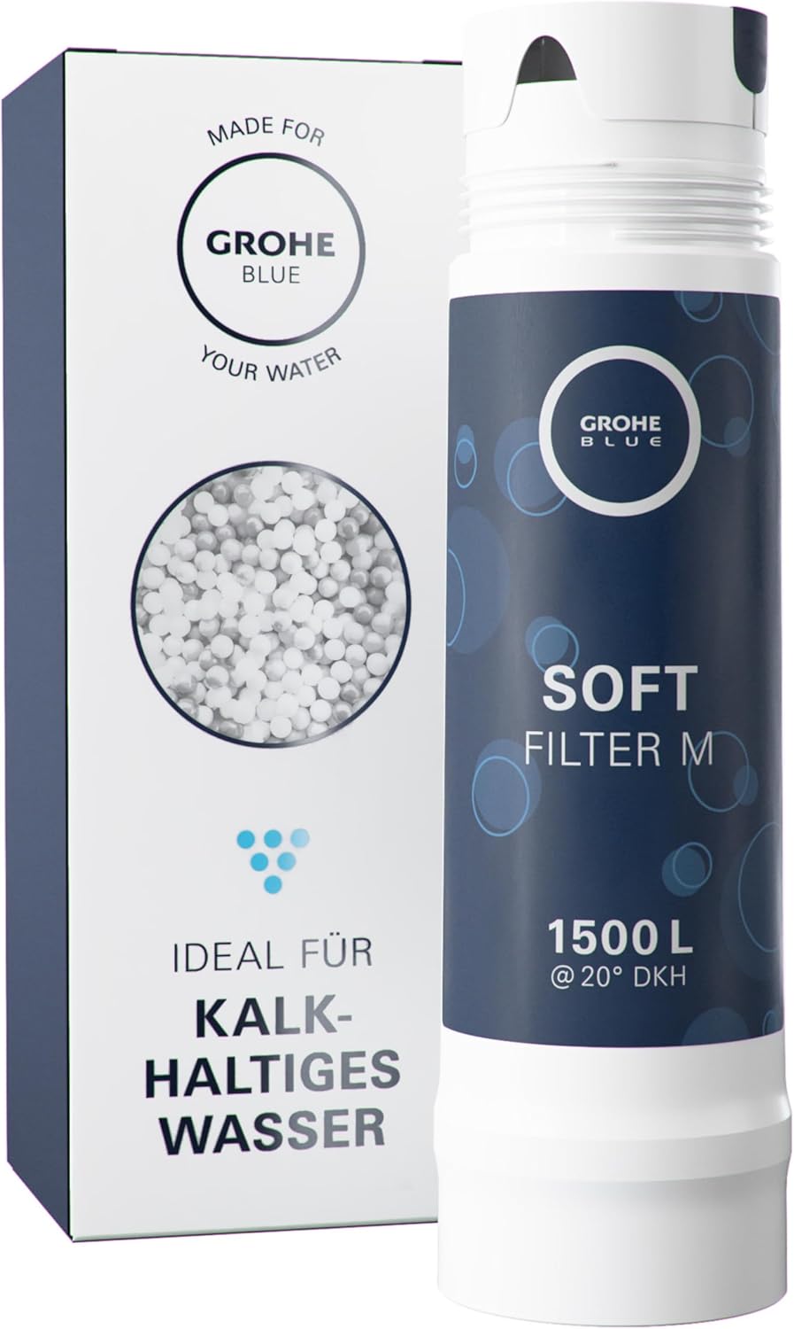 Grohe 40430001 1500-L Filter für Blaufiltersystem, Chrom, M