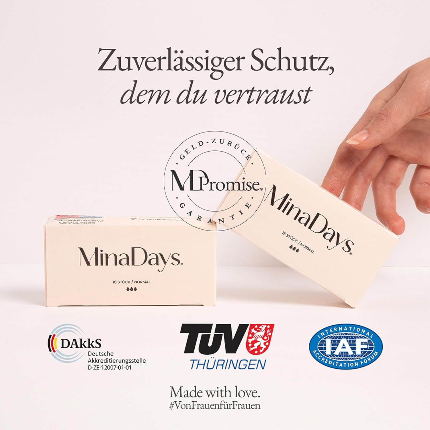 Tampons mit patentiertem Bio-Entlastungskomplex – Unterstützt Regelkrämpfe & steigert das Wohlbefinden – Hergestellt in Deutschland & zertifiziert (Super-4er-Pack) – Bild 7