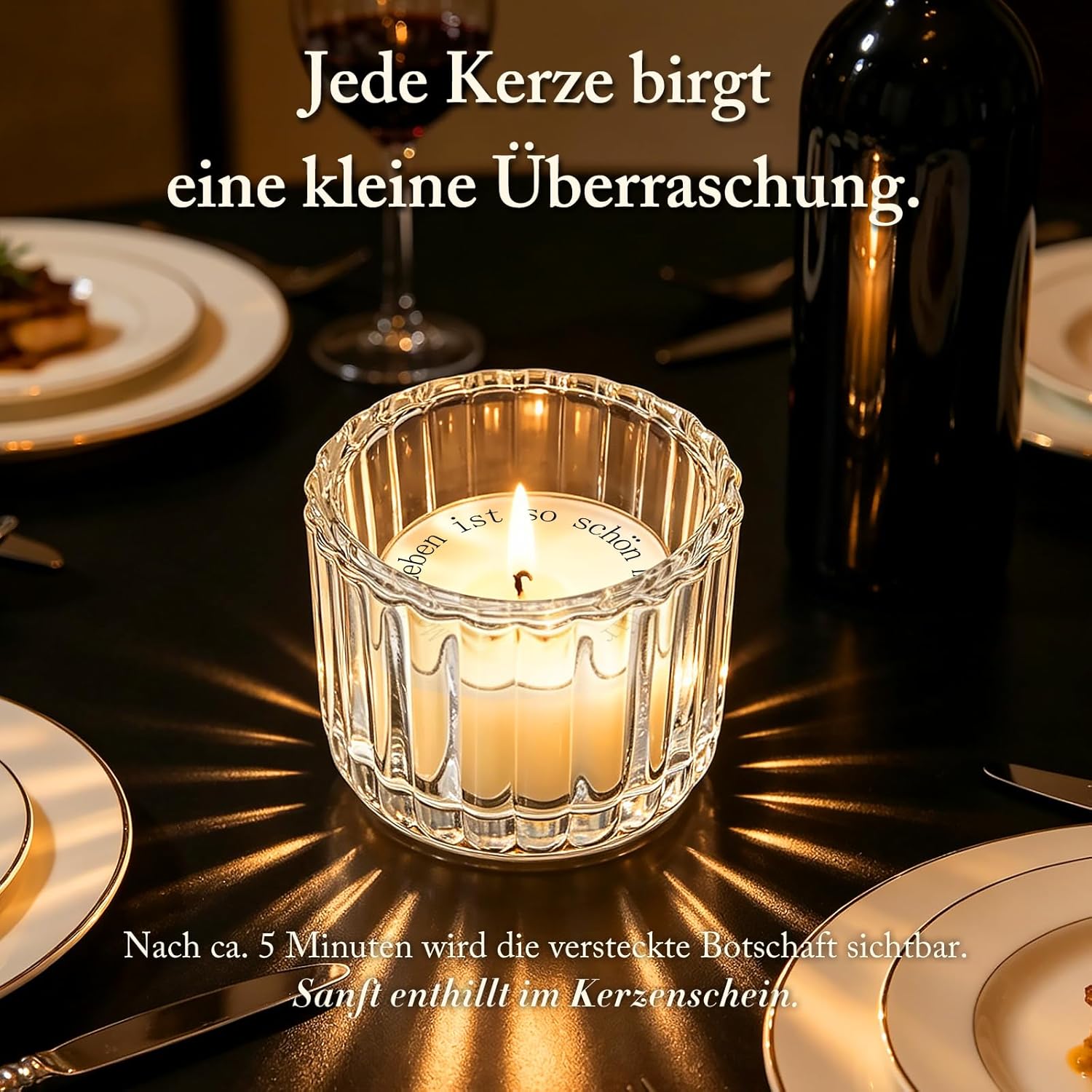 Duftkerzen-Geschenke für Frauen, 12 Stück, versteckte Botschaft erscheint beim Brennen, personalisierte Rituale-Idee, kleines, lustiges Geburtstagsgeschenk-Set für Freundin, Partner, Muttertagsgeschenk – Bild 4